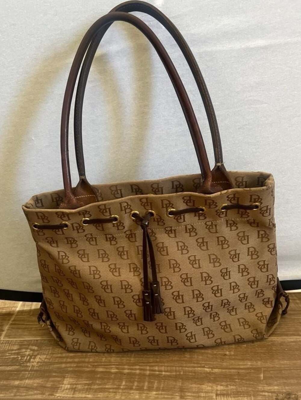Dooney & Bourke Anniversary Signature Tulip Tassel Tote